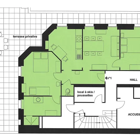 公寓 La Maison Des Familles 10 *